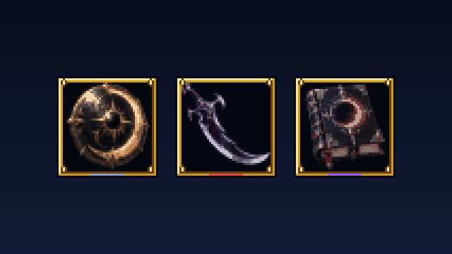 The three Eclipse items